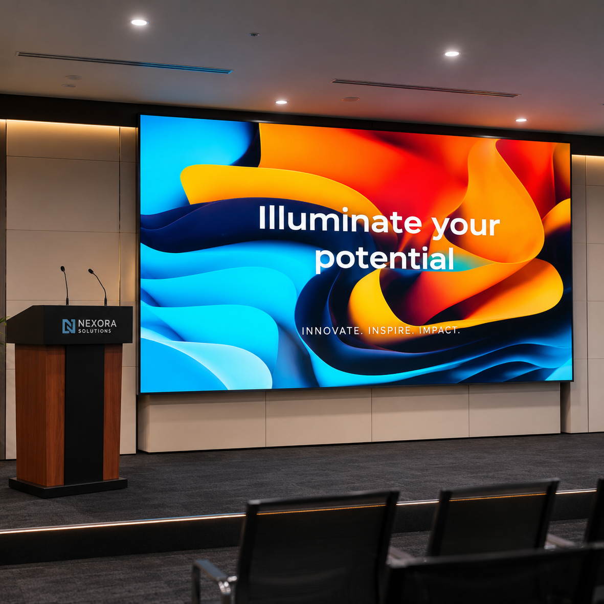 Indoor & Outdoor LED Display Screen for Conference Hall, Event & Corporate Presentation - Image 2