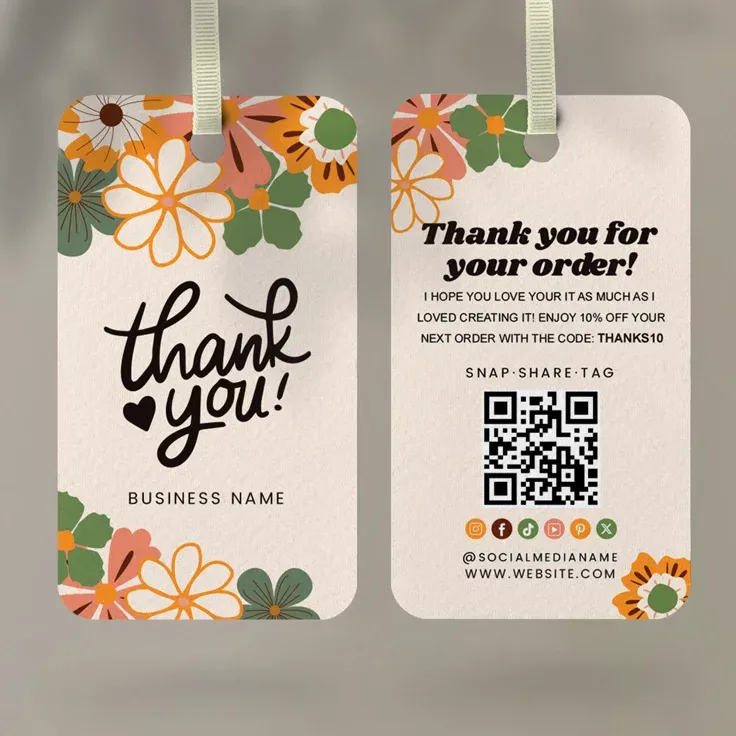 Custom Hang Tag Printing | Premium Clothing & Product Hang Tag - Image 2